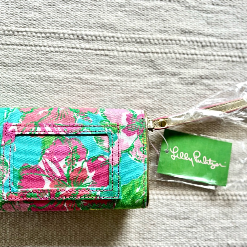 Lilly Pulitzer Colorful Floral Wallet/Wristlet - Picture 4 of 4